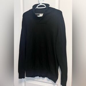 Le Chateau Men's Black V-Neck Sweater